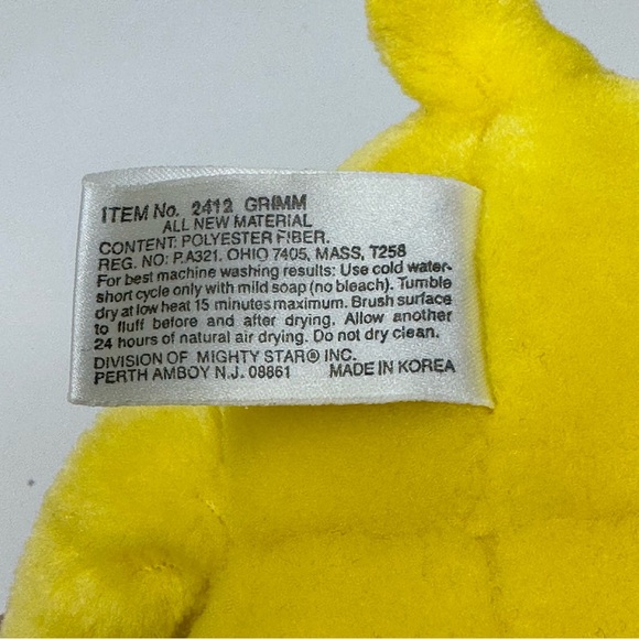 1987 Mother Goose Grimm Dog Plush Window Suction Cups Grimmy Spinning Head Clean - Picture 10 of 15